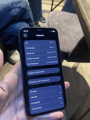 iphone 11 prp: IPhone 11 Pro, 256 GB, Matte Midnight Green, Simsiz şarj, Face ID — 5