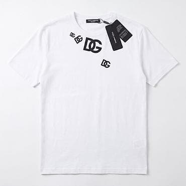 geyım: Dolce & Gabbana kişi T‑şörtü - Model: DG loqolu qısaqollu basic — 1