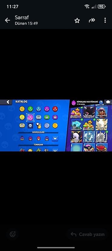 Искусство и коллекционирование: Brawl Stars hesabı 45 manata yeri var - Kupa yolu: 83.755 (ən yüksək — 7