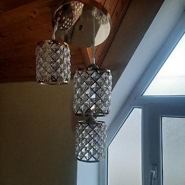 Çılçıraq, 3 lampa, Metal