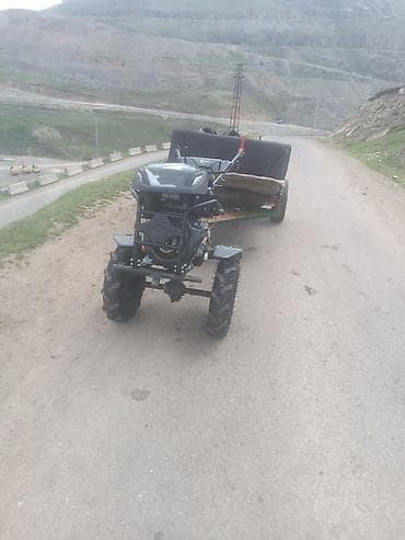 teker 215 60 16: Motoblok qoşqu ilə - Güclü dizel motoblok, iri dişli qabaq təkərlər — 1