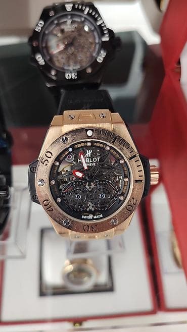 Наручные часы: Hublot kişi saatları – avtomatik mexanizmli, kronoqraflı modellər — 9