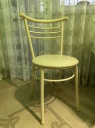 стул: Mətbəx üçün, İşlənmiş, Qatlanmayan, rəng - Bej Stul — 1