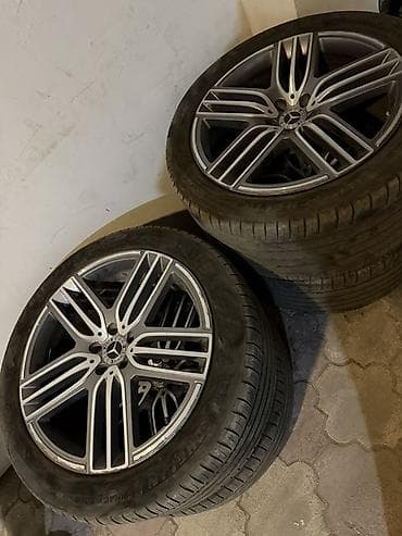Mercedes-Benz orijinal yüngül lehimli disklər və şinlər komplekti - — 2