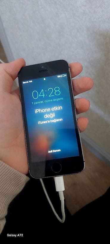 apple iphone 5s: IPhone 5s, 16 GB, Space Gray, Barmaq izi — 2