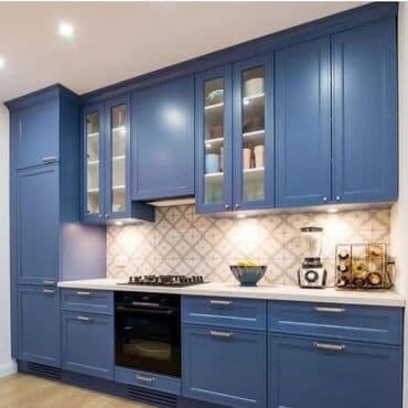 Sifarişlə mətbəx dəsti, Sadə petlələr, MDF, Kredit var, Pulsuz çatdırılma, Rayonlara çatdırılma