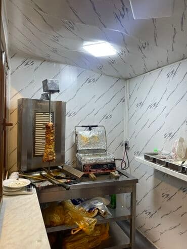 etir biznesi satilir: Döner satışı üçün hazır mini köşk - Dönerxana tipli taxta fasadlı — 5