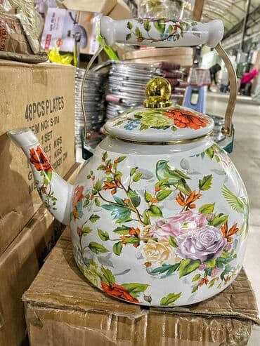 Otaq bitkiləri: Yeni, rəng - Ağ, Çaydan, 3-dən çox l — 1