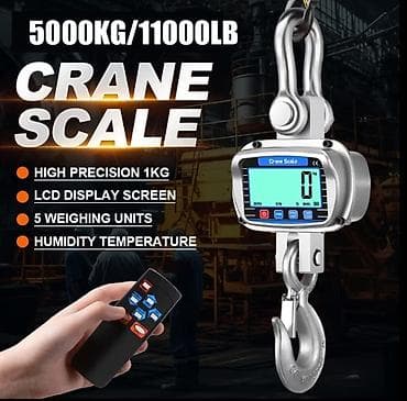 Kran tərəzisi. Yüksək dəqiqliyə və geniş ölçmə diapazonuna malikdir