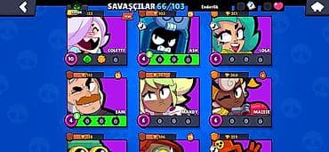 solid 504: Brawl Stars hesabı - Ümumi kubok: 33 504 - Savaşçılar: 66/103 - Öndə — 1