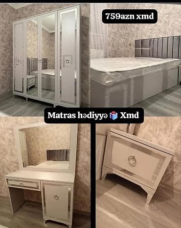 plastik masalar: İkinəfərlik çarpayı, Yeni — 1