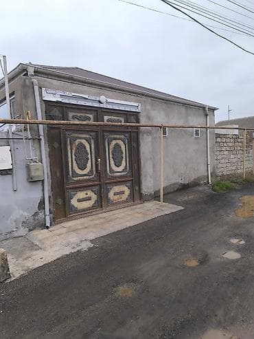 bag evlerinde: Satılır: həyət evi - Dəmir naxışlı ikitərəfli giriş qapısı, 3 otaqlı — 1