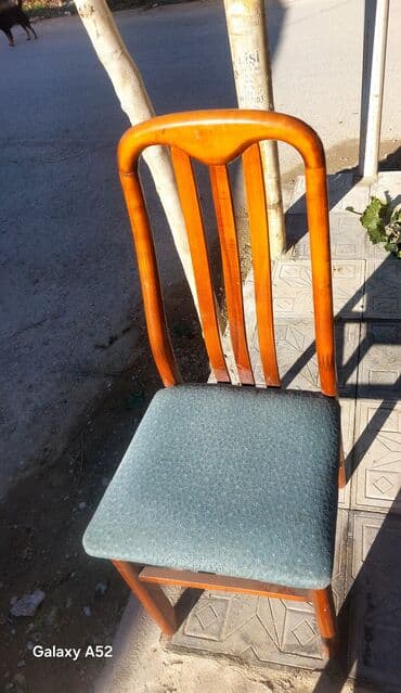 ucuz metbex stol stullari: Для гостиной, Б/у, Овальный стол, 8 стульев — 2