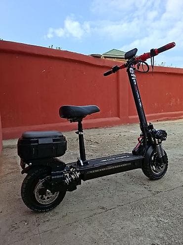 3 tekerli velosiped type 1: Elektrik skuter – off-road təkərlər və oturacaqlı - Güclü — 1