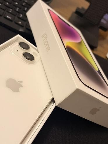 IPhone 14, 128 GB, Starlight, Zəmanət, Simsiz şarj, Face ID lalafo.az -da IPhone 14, 128 GB, Starlight, Zəmanət, Simsiz şarj, Face ID