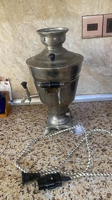 dəm caydan: Yeni Elektrik Samovar, 3 l, Ünvandan götürmə — 2