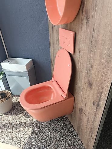 unitazların qiyməti: Asma tipli rəngli unitazlar – dizayn və funksionallığın birləşməsi — 1