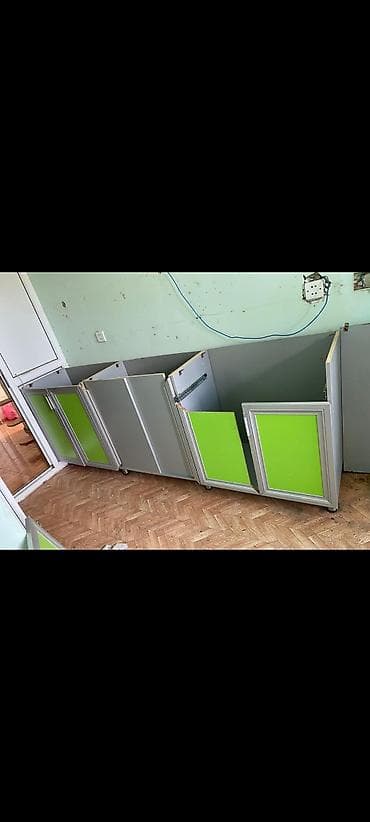 Mətbəx dolabları dəsti - Modul tipli aşağı və yuxarı şkaflar - Rəng