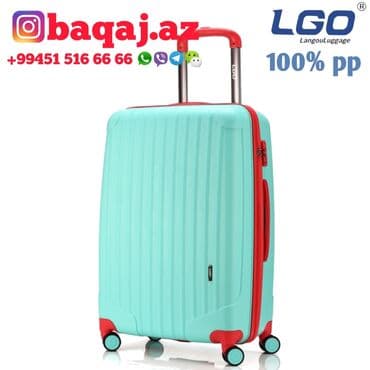 yol cantası: Polipropilenden hazirlanmis yuksek keyfiyyetli camadanlar. Чемоданы — 1