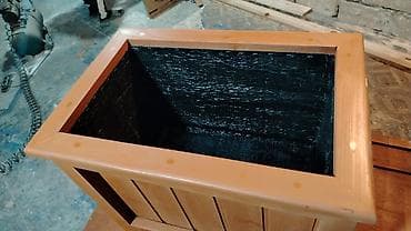 dibçekler: Taxta dekorativ gülbəçələr / bağ qutuları - Material: keyfiyyətli — 2