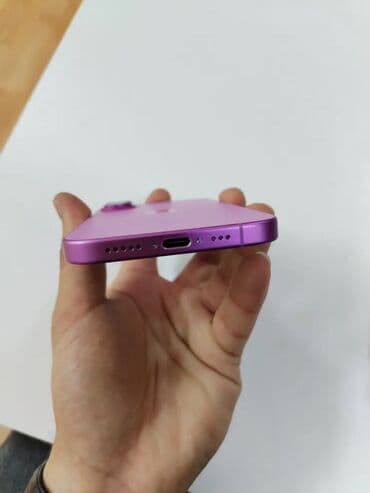 Бытовая техника: IPhone 16, 128 ГБ, Розовый, Гарантия, Беспроводная зарядка, Face ID — 3