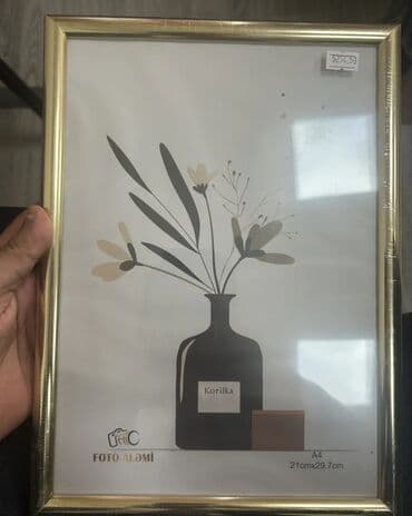 Alətlər: Çərçivə А4 (21 x 29.7 sm), Plastik — 8