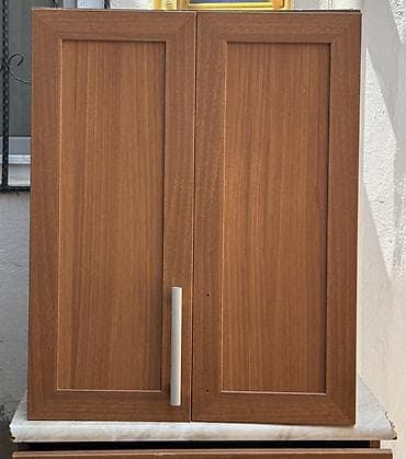şkaf kuxna: Mətbəx dolabı dəsti - Material: ağac naxışlı laminat/MDFlam fasadlar — 2