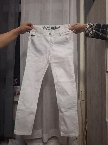 2024 paltar modelleri: Ağ rəngli şalvar – 2 model 1) Pink Girl – dar kəsim (skinny) ölcü — 2