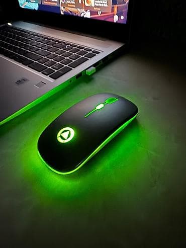 RGB işıqlı simsiz BLUETOOTH mouse - Rəng dəyişən LED işıqlar: kənar — 1