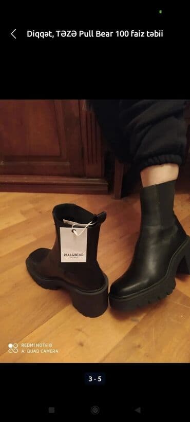 qış botları: Dior, Ölçü: 38.5, rəng - Qara, Yeni — 2