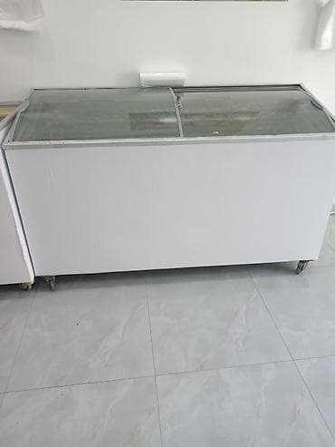 buz 7: Mağaza üçün soyuducu vitrin və dondurucu kamera - Qırmızı şüşə — 2