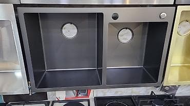 metbex canaqlari: Kvadrat Mətbəx çanağı, Paslanmaz polad — 6