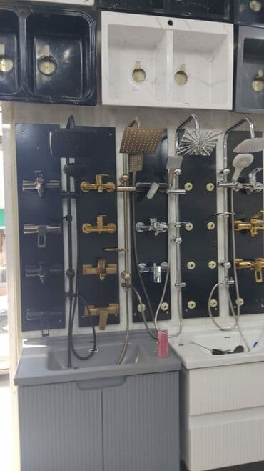 simistel: Mətbəx və hamam üçün santexnika məhsulları - Duş sistemləri: kvadrat — 1