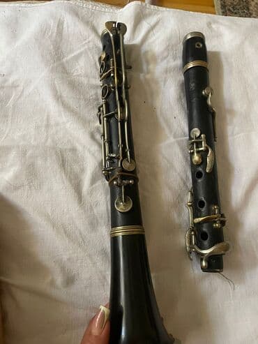 Тар: A klarnet taxta Təsvir: - Klassik üslubda, qara korpuslu klarnet — 3