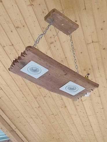 Çılçıraq, 2 lampa, Taxta