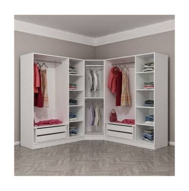 dolab dəhliz: Künc dolab, Dəhliz üçün, Yataq otağı üçün, Paltar üçün, Açılan, Korpuslu — 7