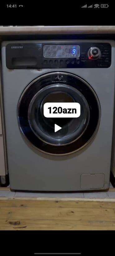 Şəxsi qulluq: Paltaryuyan maşın Samsung, 5 kq, Avtomat, Qurutmasız, Kredit yoxdur — 1