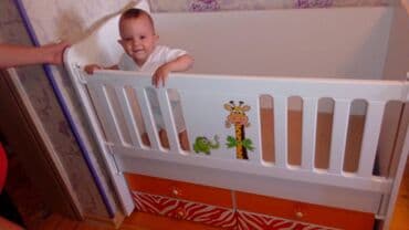 Продукты питания: Для девочки и мальчика, Новый, Колыбель, С матрасом, С механизмом качания — 1