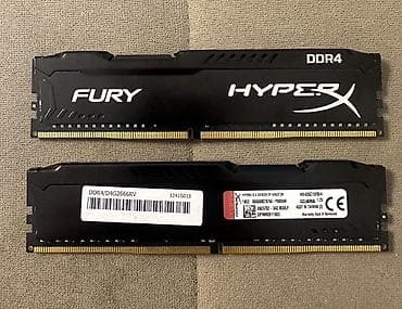 4gb ram 2400mhz: Operativ yaddaş (RAM) HyperX, 4 GB, 2666 Mhz, DDR4, PC üçün — 1