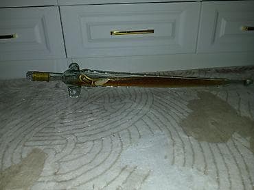 liq: Məhsul: Qılınc formalı şüşə butulka – içində konyak (Ararat etiketi — 1