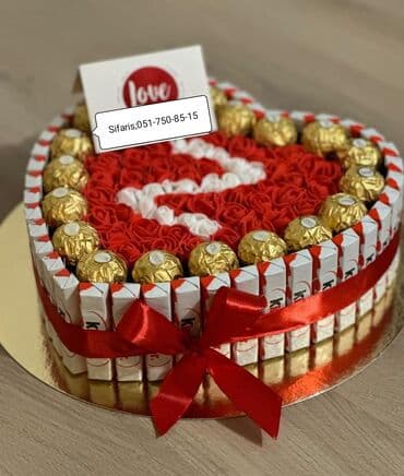 qadın üçün hədiyyə: Bas herflerle hazirlanan kinder xoncalar sifarisle — 6