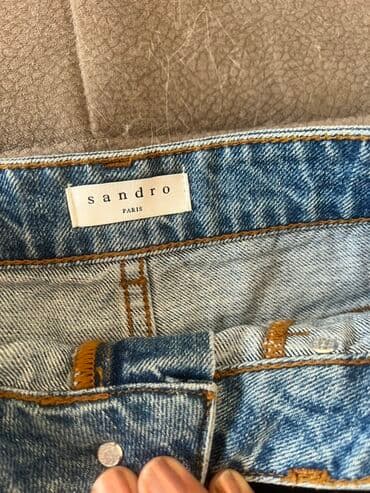 ağ qadın ətəkləri: Mini Ətək, Cins, M — 3