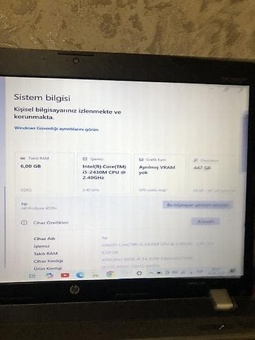 noutbuk hp: HP ProBook, 15.6 ", Intel Core i5, < 128 GB — 3