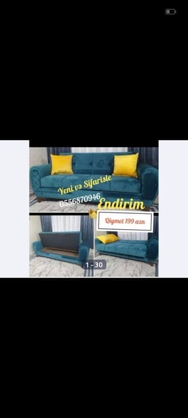 sultan divani: Künc divan, Yeni, Açılmayan, Bazasız, Parça, Şəhərdaxili pulsuz çatdırılma — 5