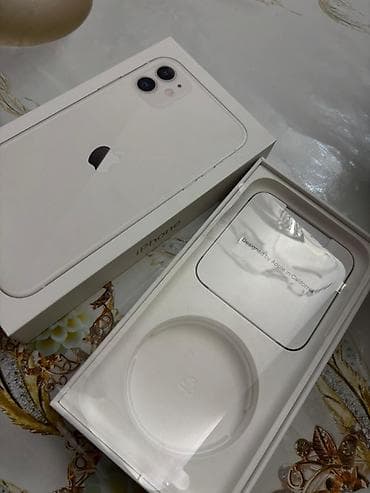 apple 14: IPhone 11, 128 GB, Ağ, Simsiz şarj, Face ID — 1