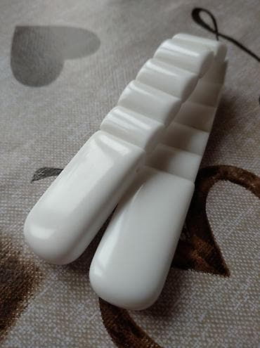 Qol saatları və aksesuarlar: Təsbeh əl işidir Wahts app aktivdir - Material: bərk, hamar səthli ağ — 1