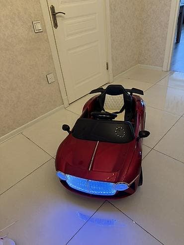 elekt: Uşaq üçün elektrikli minik maşını – qırmızı rəng - Tək oturacaqlı — 3