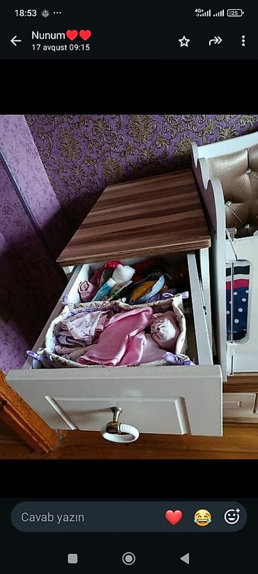 duyu: Uşaq beşiyi – modul tipli - Material: ağ rəngli MDP/laminat — 2