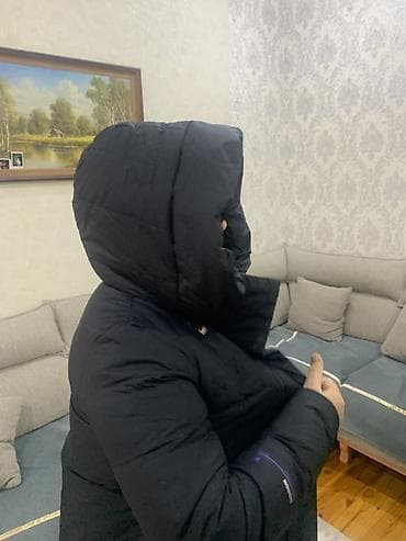 Paltolar: Qadın uzun qış paltosu – OMMEITT - Rəng: xaricdə qara, iç hissə — 5