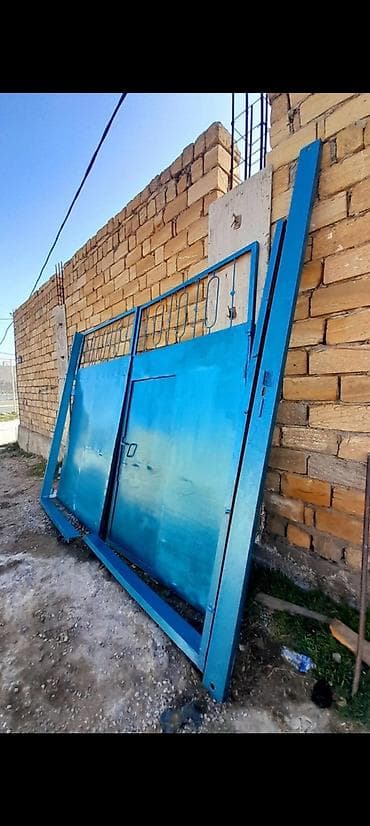 masa ustu drel: Darvaza satlir 14luk şiverlerden yığlıb Demri 5likdir 📍Hündürü 3mtr — 1